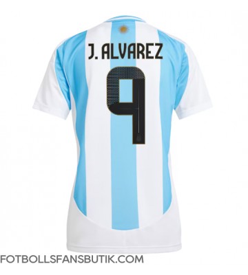 Argentina Julian Alvarez #9 Replika Hemmatröja Damer Copa America 2024 Kortärmad